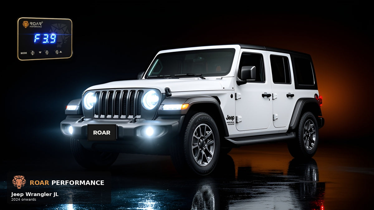 Jeep Wrangler JL 2024 onwards with Roar throttle controller