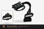Plug type 609 — Suzuki KIZASHI · 2013 — clear side-inset studio — please match to confirm your vehicle
