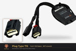 Plug type 715 — Ford F-150 Raptor · 2017 onwards — clear side-inset studio — please match to confirm your vehicle