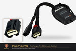 Plug type 715 — Ford Ranger T6 · 2022 onwards NextGen — clear side-inset studio — please match to confirm your vehicle