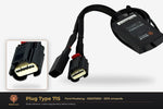 Plug type 715 — Ford Mustang · S550/S650 · 2015 onwards — clear side-inset studio — please match to confirm your vehicle